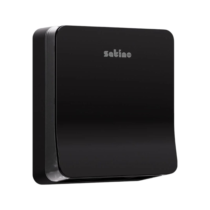 Satino Hyginity - Distributeur pour essuie-mains pliés - Interfold S - noir (PT2)